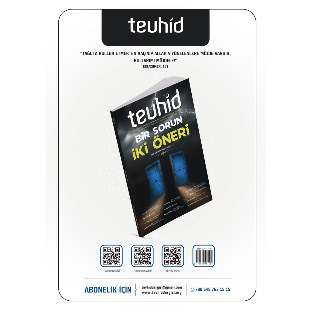 Tevhid Dergisi 138. Sayı