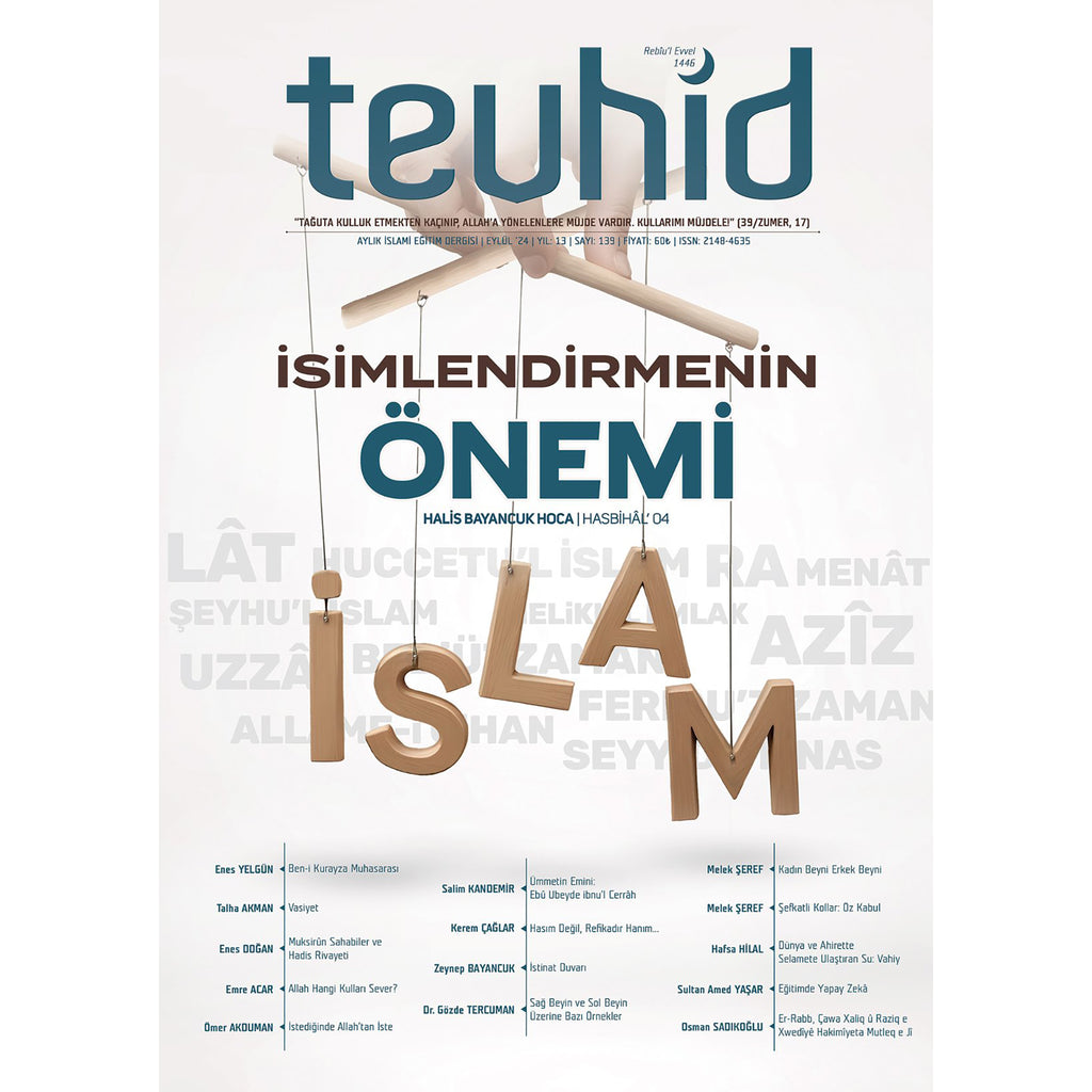 Tevhid Dergisi 139. Sayı
