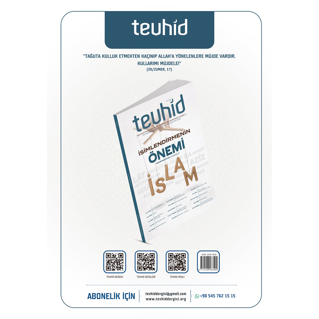 Tevhid Dergisi 140. Sayı