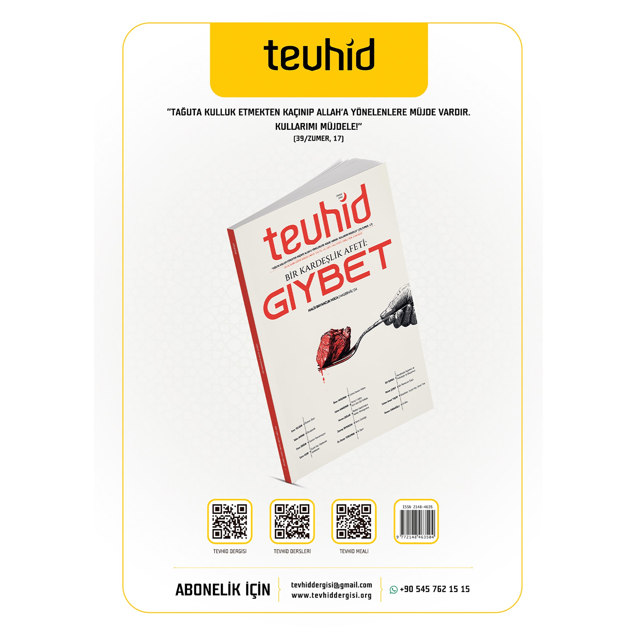 Tevhid Dergisi 147. Sayı