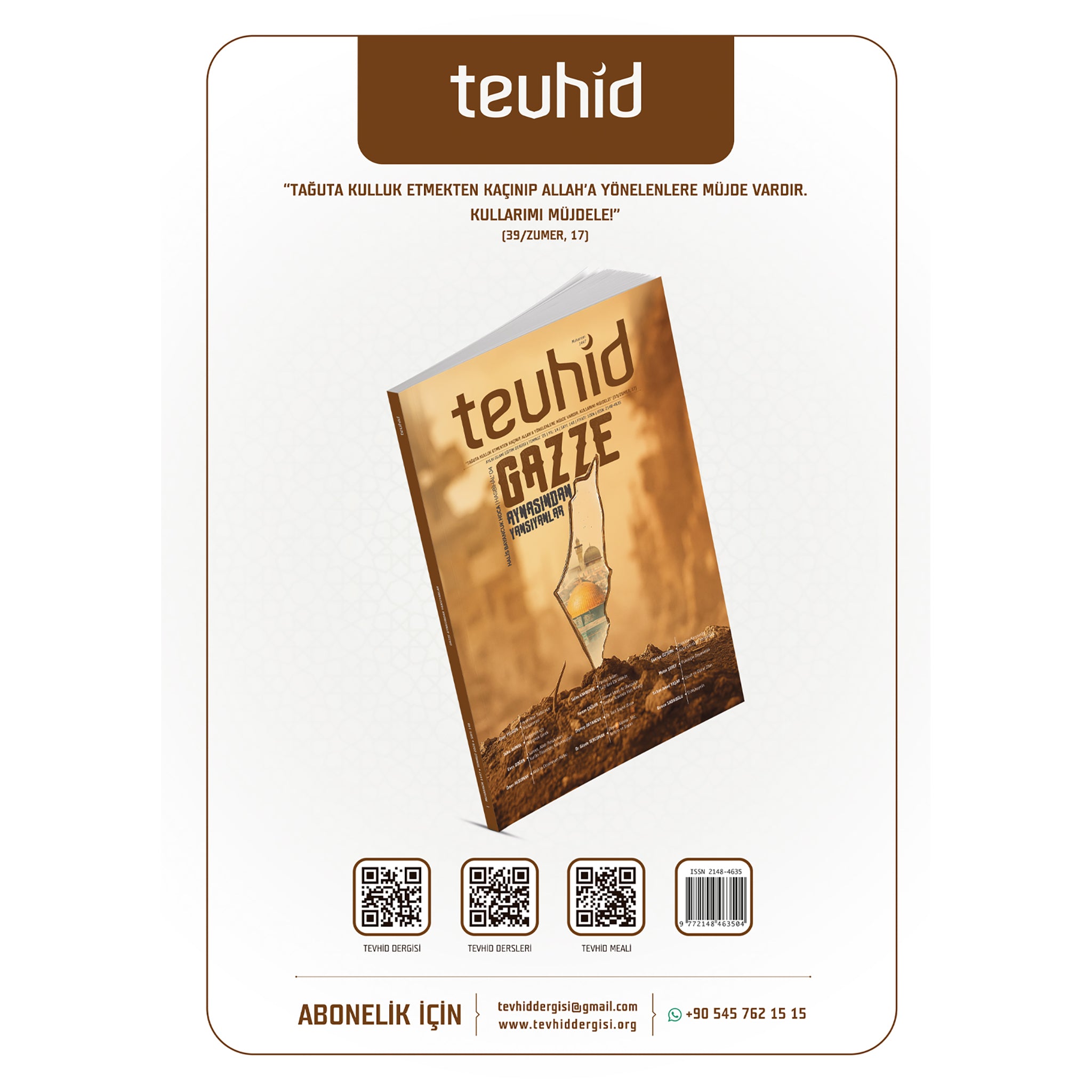 Tevhid Dergisi 149. Sayı