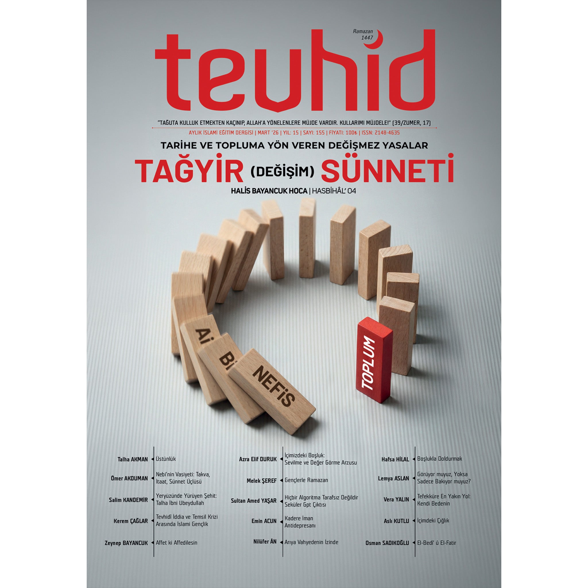 Tevhid Dergisi 155. Sayı