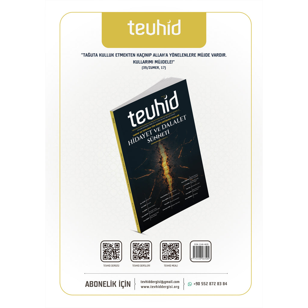 Tevhid Dergisi 159. Sayı