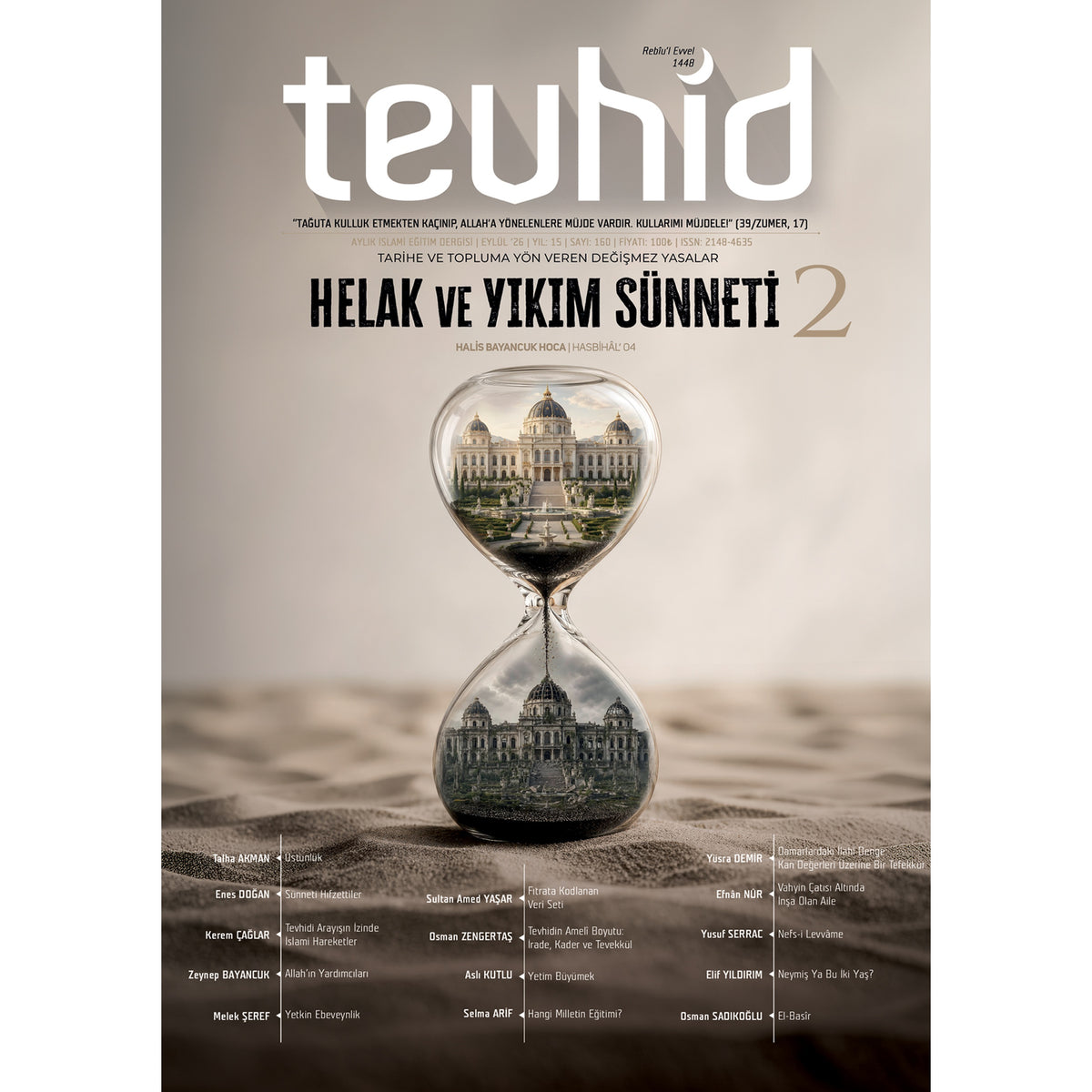 Tevhid Dergisi 160. Sayı