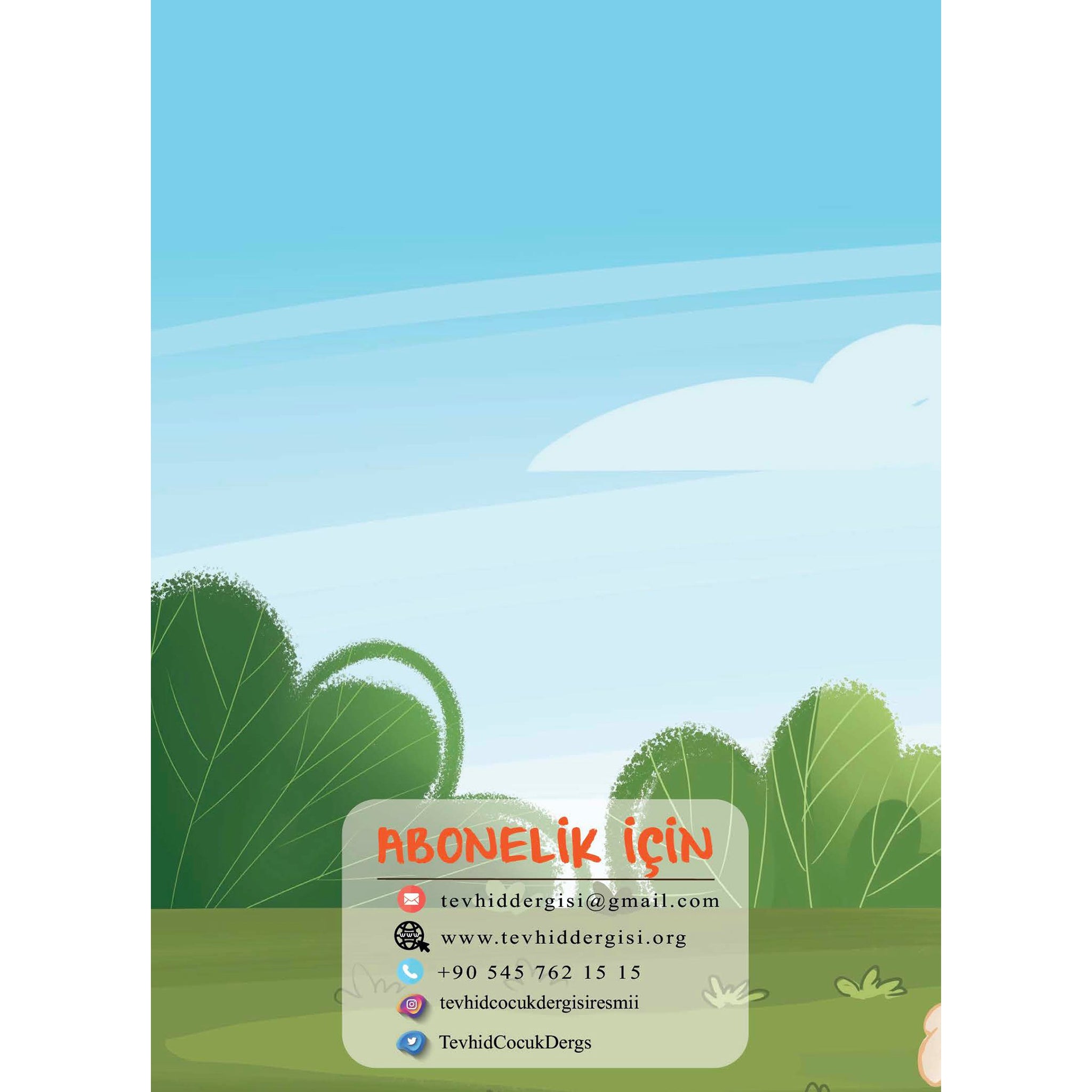 Tevhid Çocuk Dergisi 22. Sayı