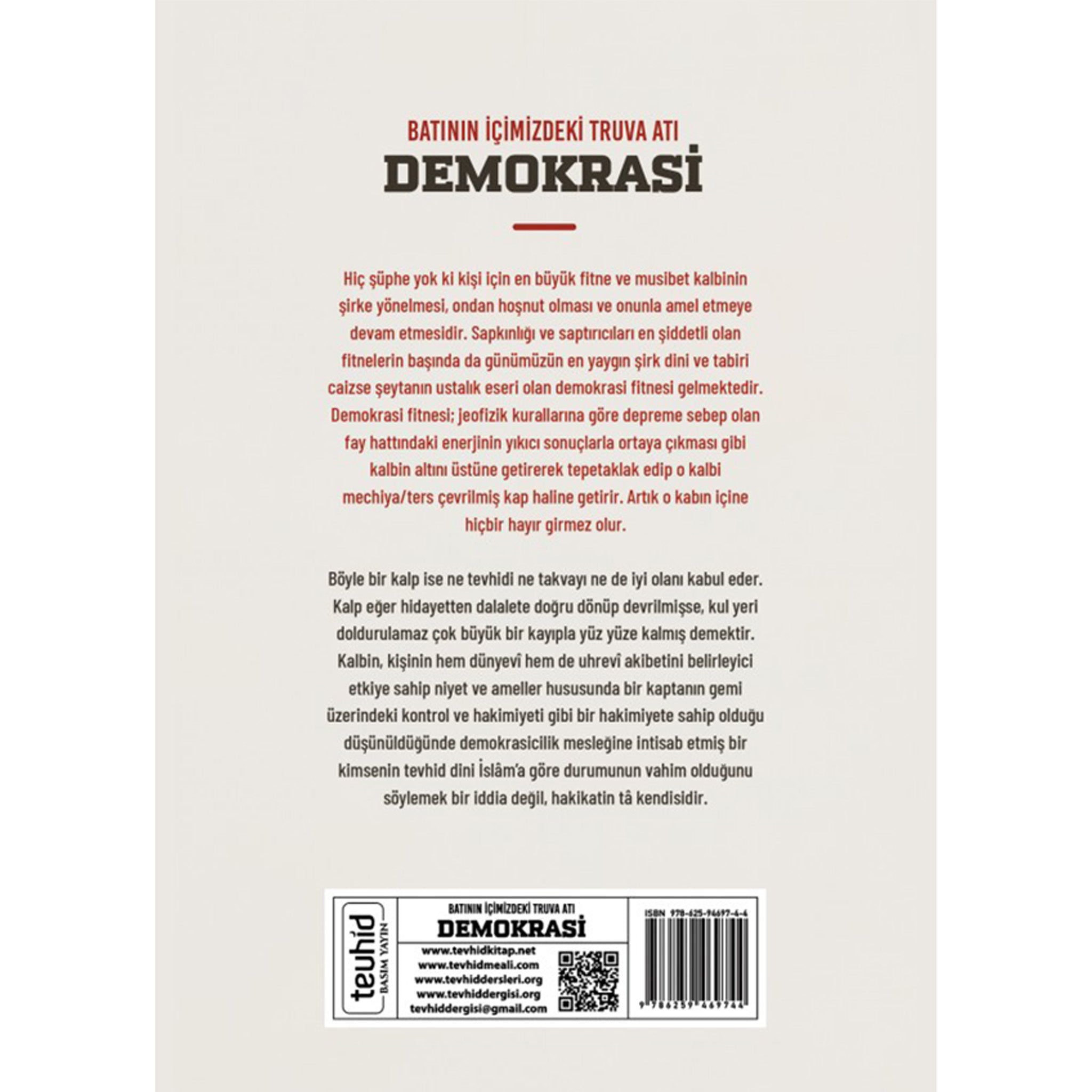 Batının İçimizdeki Truva Atı Demokrasi