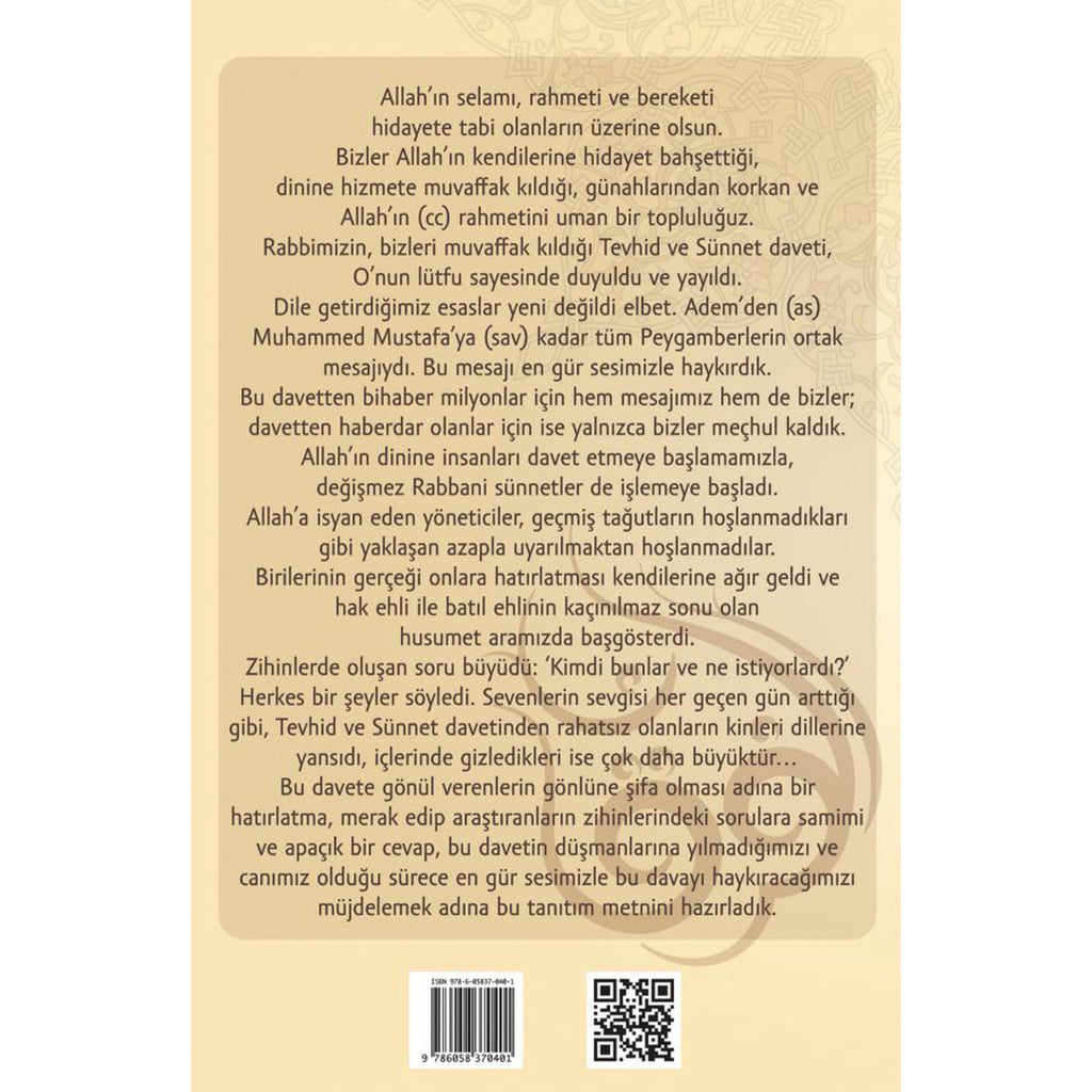 Biz Kimiz ve Ne İstiyoruz