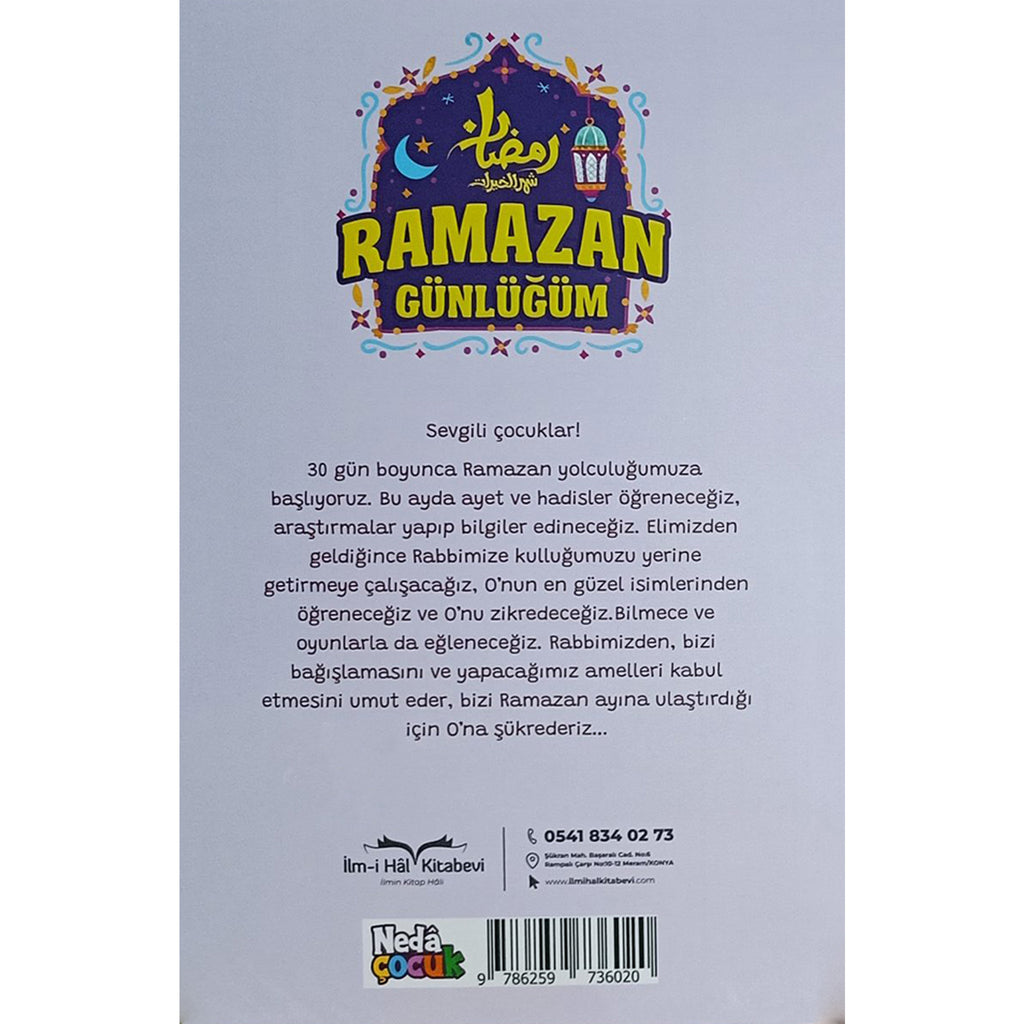 Çocuklar İçin Ramazan Günlüğüm