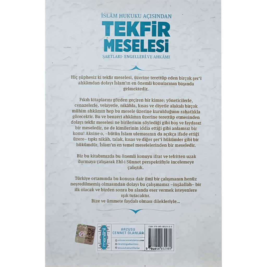 İslam Hukuku Açısından Tekfir Meselesi