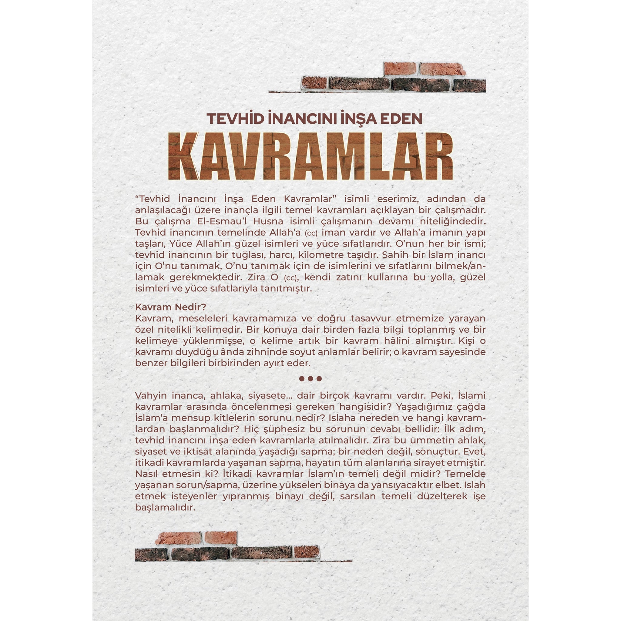 Kavramlar - Tevhid İnancını Inşa Eden Kavramlar