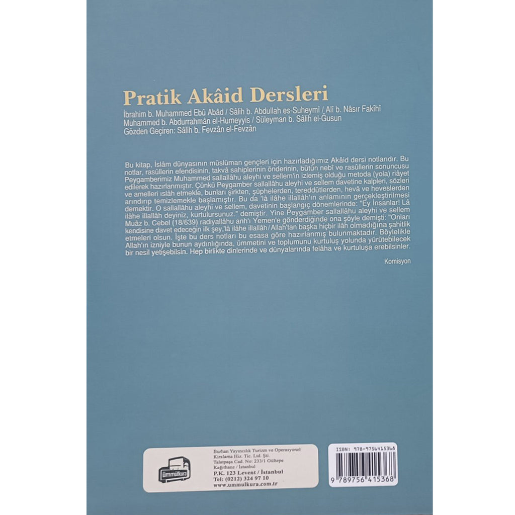 Pratik Akaid Dersleri