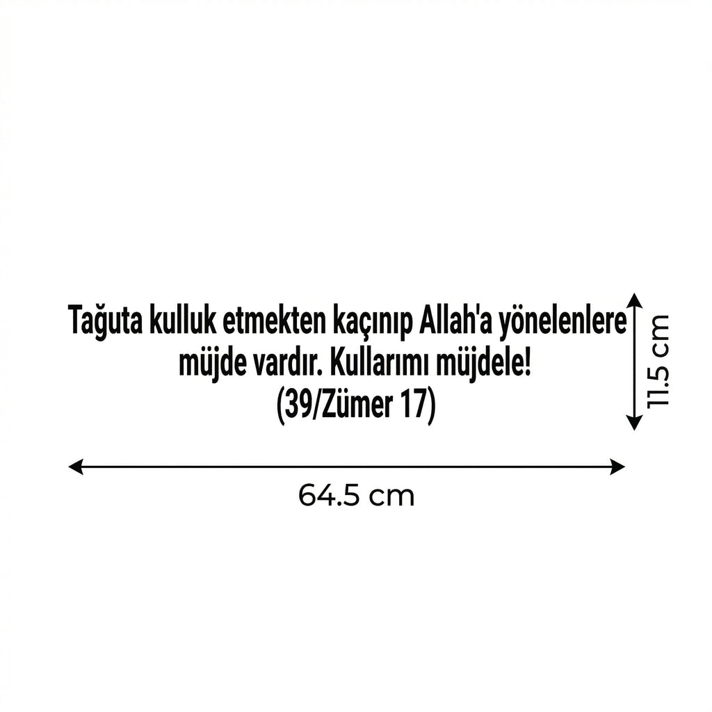 Zümer Suresi 17 – Sticker