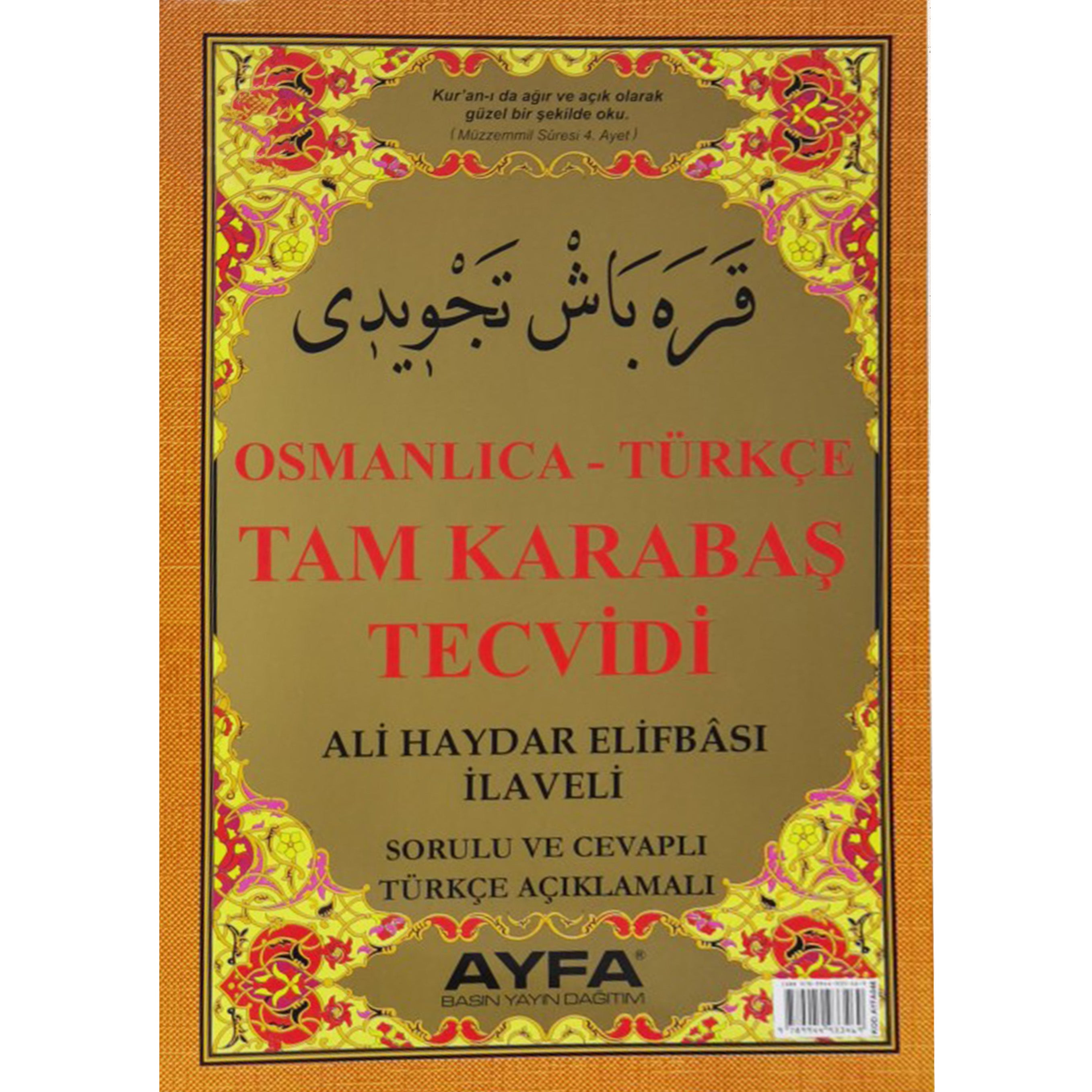 Tam Karabaş Tecvidli Ali Haydar Elifbası