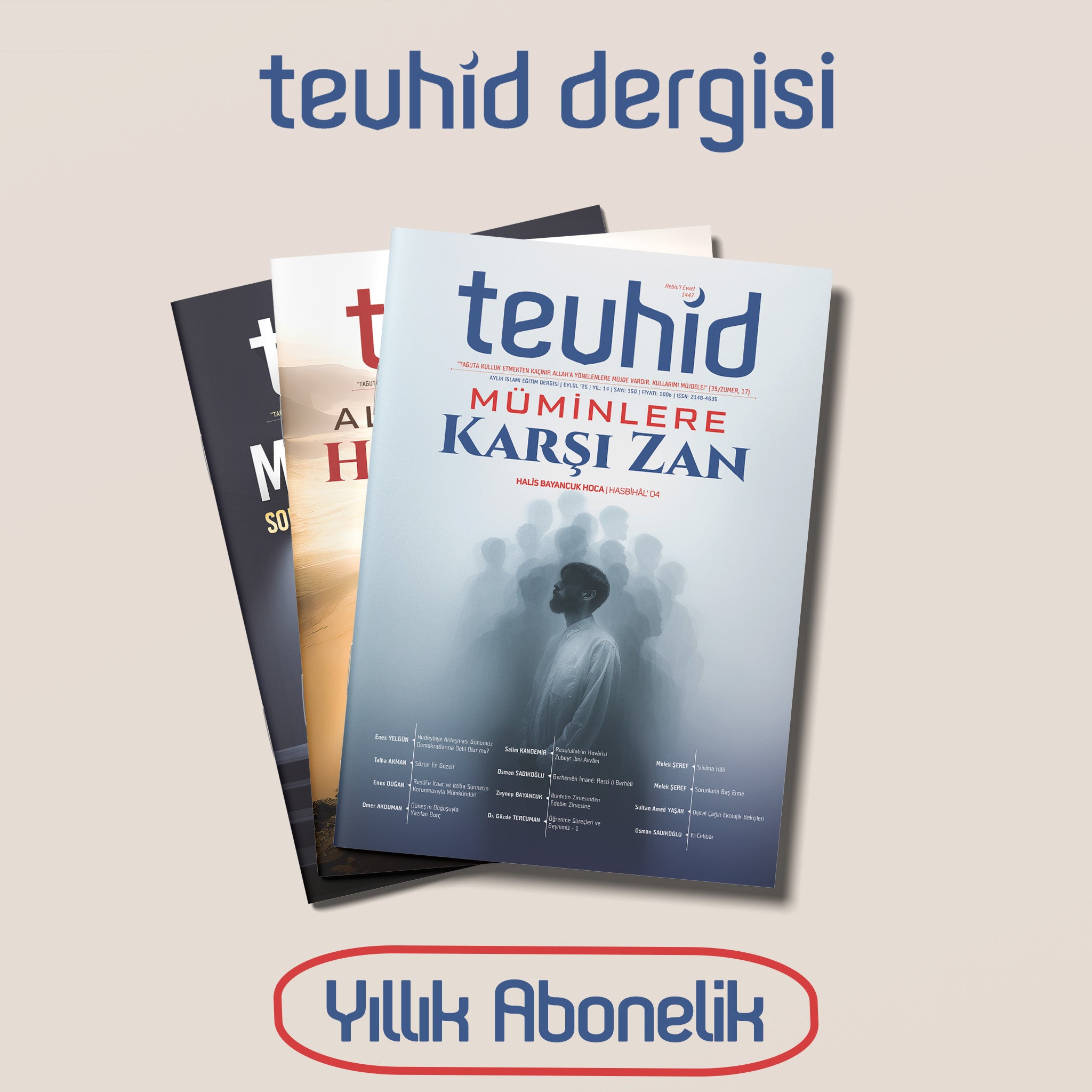 Tevhid Dergisi Aboneliği Avrupa