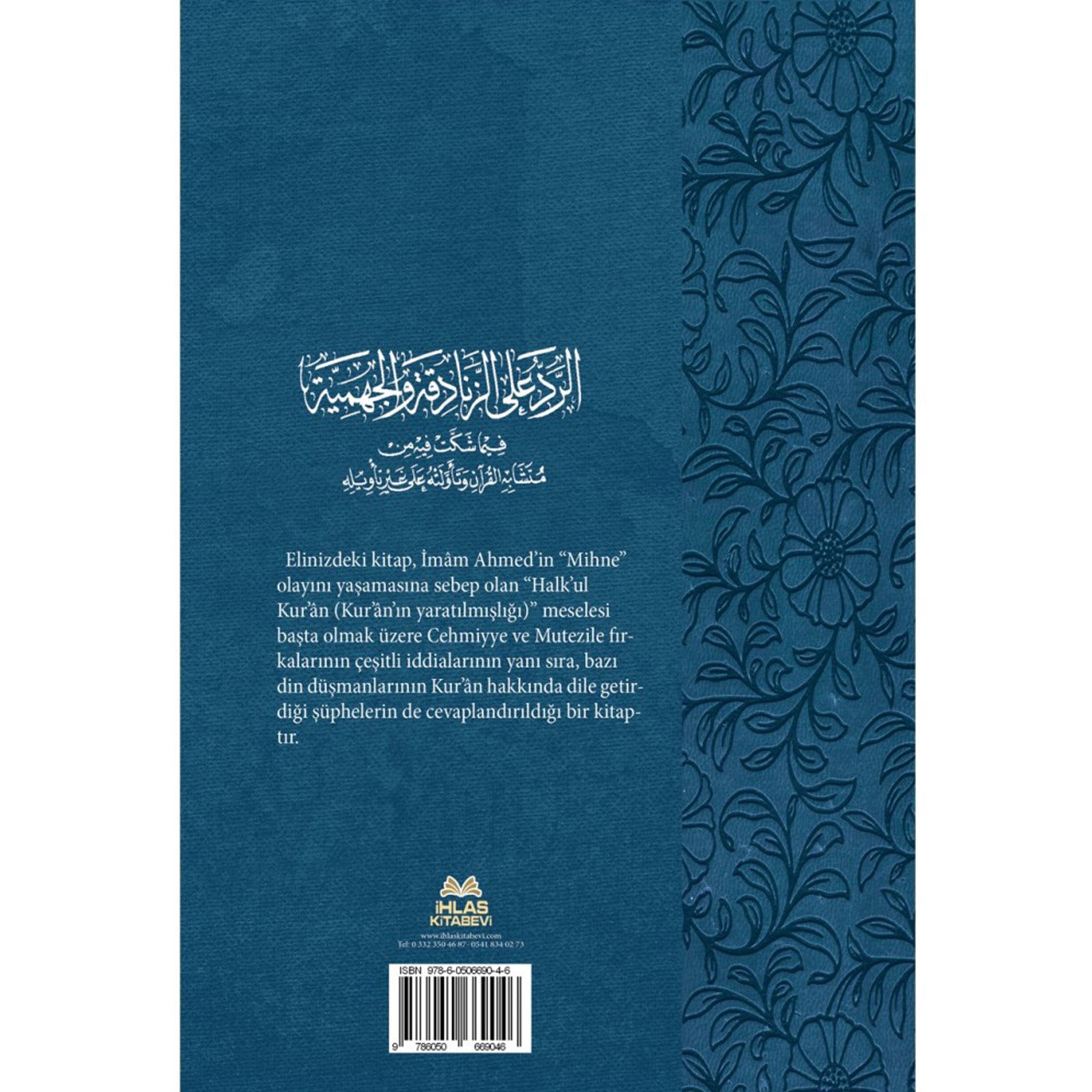 Zındıklara ve Cehmiyye'ye Reddiye